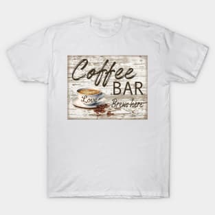 Shiplap Coffee Sign B2 T-Shirt